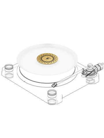 GIZMOD Vinyl Aura Crstal Spin Exclusive VA-1C LP播放器墊 (預訂貨品)