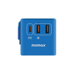 MOMAX旅行插座 - 70W GaN 3插口及內置伸縮USB-C充電線旅行插座 (預訂貨品)
