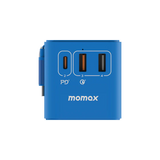 MOMAX旅行插座 - 70W GaN 3插口及內置伸縮USB-C充電線旅行插座 (預訂貨品)