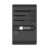 MOMAX旅行插座 - 70W GaN 3插口及內置伸縮USB-C充電線旅行插座 (預訂貨品)