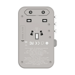 MOMAX旅行插座 - 70W GaN 3插口及內置伸縮USB-C充電線旅行插座 (預訂貨品)