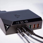 超強EGO EXINNO 240W 即時輸出顯示 6xUSB充電器 (預訂貨品)